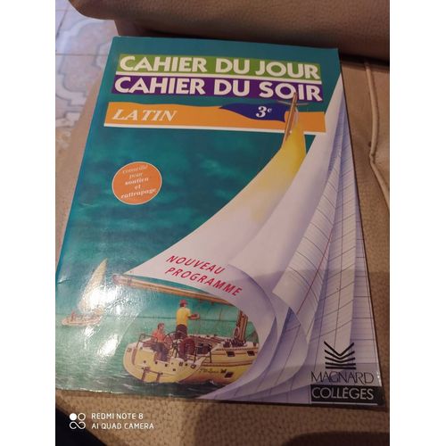 Cahier Du Jour Cahier Du Soir Latin 3   de Annie Meucci 