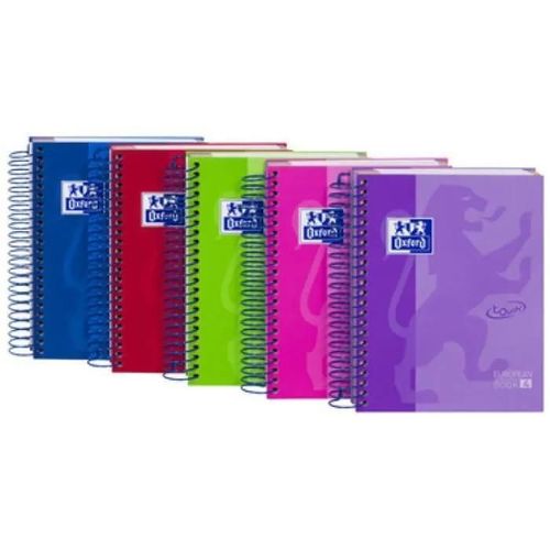 Cahier - Oxford - European Book Touch - A6 - Quadrill - Noir