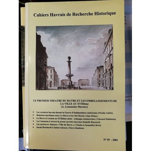 Cahiers Havrais De Recherche Historique  59 