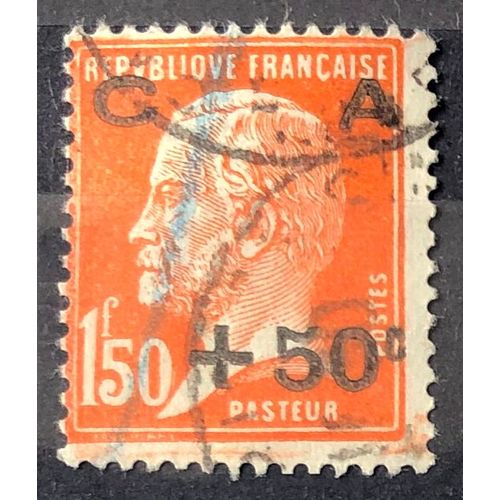 Caisse D'Amortissement 1927 - Pasteur - +50c / 1f50 Rouge-Orange (Joli N 248) Obl - France Anne 1927 - Brn83 - N33330