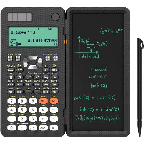 Calculatrice Scientifique Avec Tablette D'criture,417 Fonctions Calculatrice 991es Plus Amliore,Batterie Solaire,Pour Ingnieur,Enseignant,Lyce Collge Fournitures De Bureau