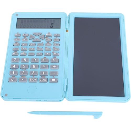 Calculatrice Scientifique De Bureau,Calculatrice Pliable,Affichage 2 Lignes Avec Tablette D'criture Lcd De 6 Pouces,Bloc-Notes De Calculatrice Scientifique Portable Pour La.[V34]