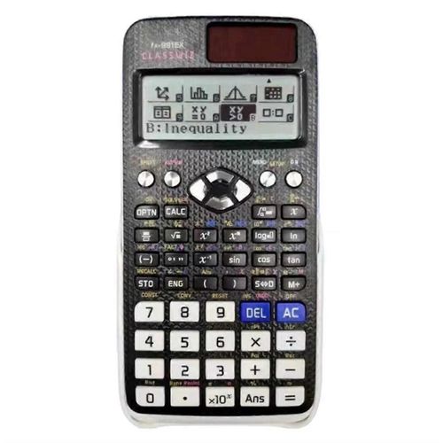 Calculatrice Scientifique Numerique A Grand Ecran 991ex, 696 Fonctions, Pour College, Lycee, Calculatrice Scientifique Solaire