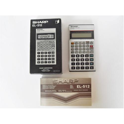 Calculatrice Scientifique Sharp El-512