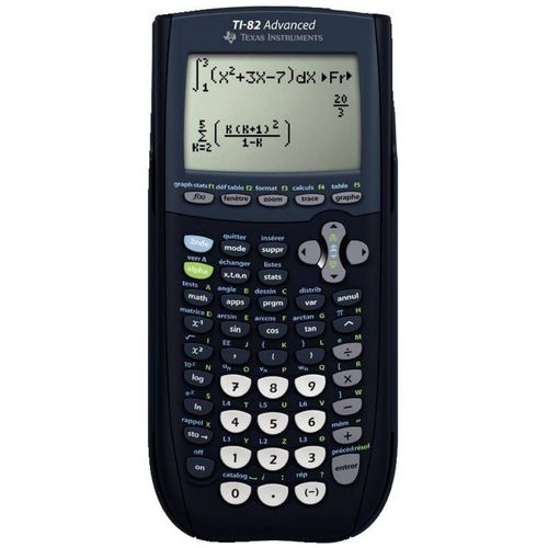 Calculatrice Scientifique Texas Instruments Ti 82 Advanced