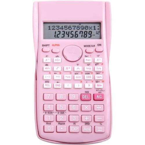 Calculatrices Scientifiques,Calculatrice D'tudiant  12 Chiffres Avec 240 Fonctions,Calculatrice  Grand cran Avec Couverture Rigide Coulissante,Fournitures Scolaires.[V35]