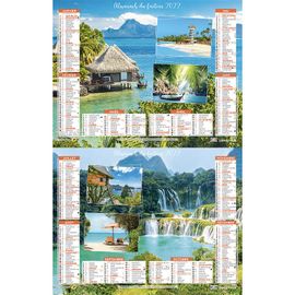 Calendrier De La Poste 2023 Calendrier 2022 Envies D'évasion La Poste Facteur Almanach | Rakuten