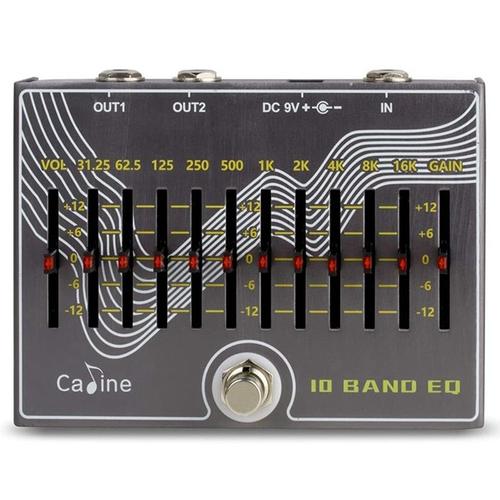 Caline Cp-81 : Eq 10 Bandes Equalizer - Pdale D'effets Pour Guitare lectrique