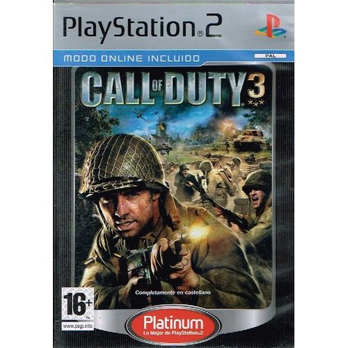 Call Of Duty 3 Platinum Ps2