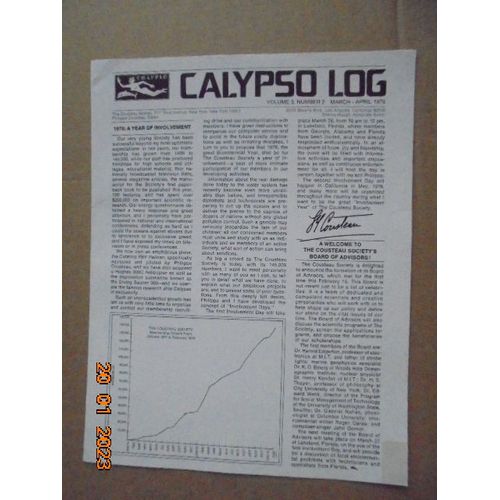 Calypso Log, Volume 3, Number 2 (March - April 1976)