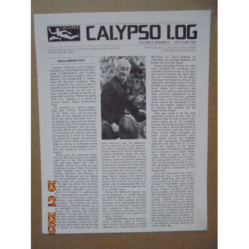 Calypso Log, Volume 3, Number 3 (May - June 1976)