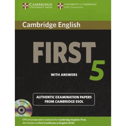 Cambridge English First 5 With Answers - (2cd Audio)   de Cambridge University Press  Format Broch 