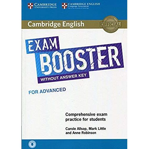 Cambridge English Exam Booster For Advanced Without Answer Key With Audio    Format Broch 