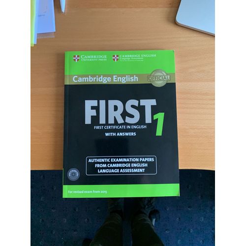Cambridge English First 1 For Updated Exam. Student's Book With Answers And Downloadable Audio    Format Broch 