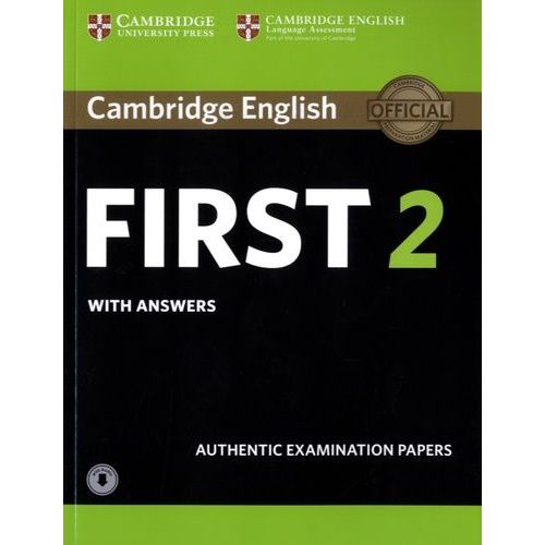 Cambridge English First 2 Student's Book With Answers And Audio    Format Broch 