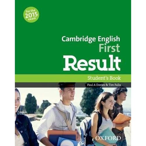 Cambridge English First Result: Student's Book    Format Broch 