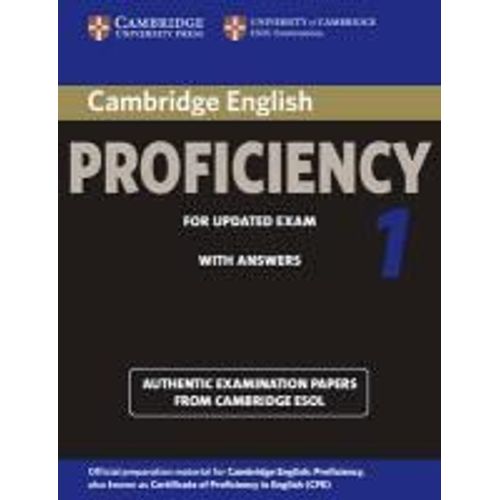 Cambridge English Proficiency 1 For Updated Exam Student's Book With Answers    Format Broch 