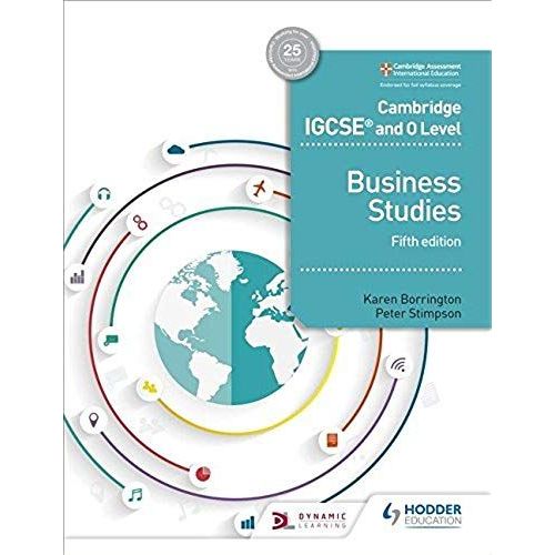 Cambridge Igcse And O Level Business Studies    Format Broch 