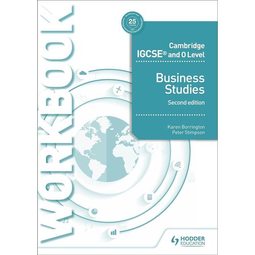 Cambridge Igcse And O Level Business Studies Workbook 2nd Edition: Hodder Education Group   