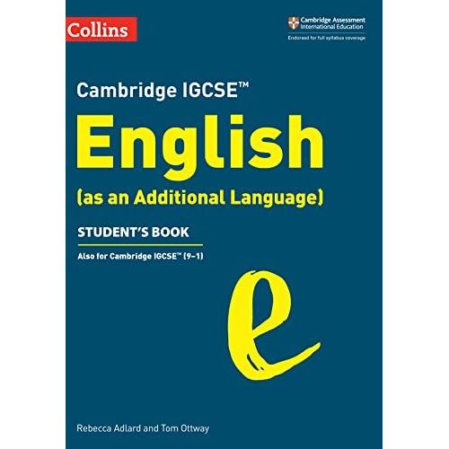Collins Cambridge Igcse(Tm) - Cambridge Igcse English (As An Additional Language) Student's Book    Format Broch 