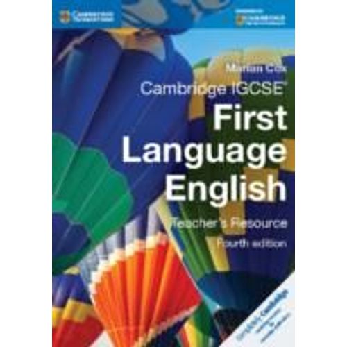 Cambridge Igcse First Language English Teacher's Resource   de Marian Cox  Format Broch 