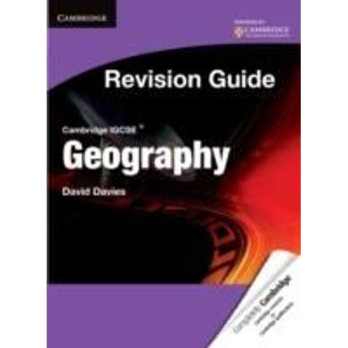 Cambridge Igcse Geography Revision Guide Student's Book   de David Davies  Format Broch 