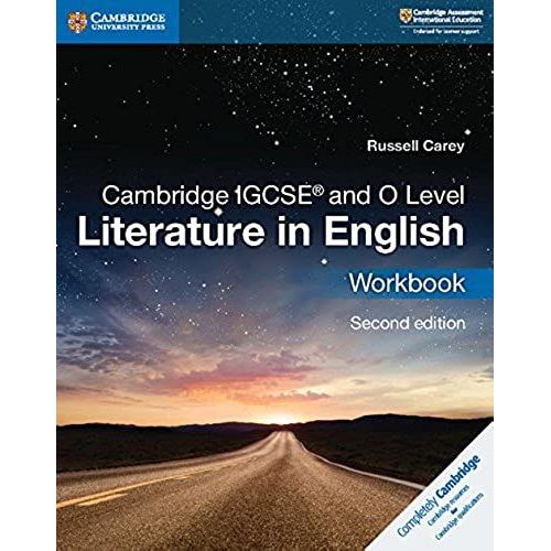 Cambridge Igcse(R) And O Level Literature In English Workbook    Format Broch 