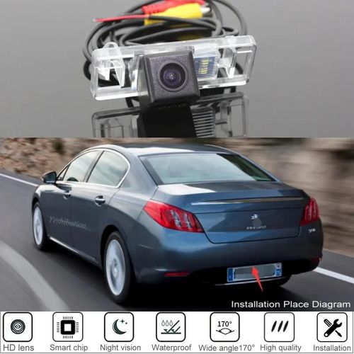 Camra de recul pour voiture Peugeot 106, 207, 208, 301, 307, 308, 406, 407, 408, 508, 607, 807