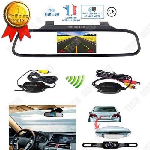 Camra De Recul Sans Fil Voiture Camping Car Camion Wifi Stationnement Rtroviseur Plaque Immatriculation Utilitaire Avant Arrire