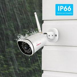 Caméra IP extérieure PoE 5 MP avec spots lumineux et sirène - Foscam V5EP