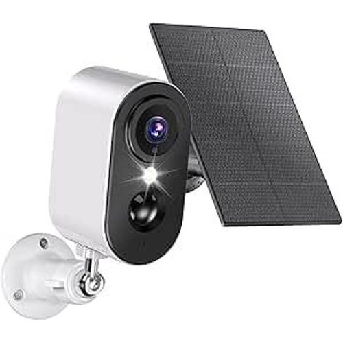 Camra De Surveillance 2k Avec Batterie Extrieure Ip66, Surveillance Extrieure Sans Fil, Dtection De Mouvement Pir, 2,4 Ghz.[G2922]