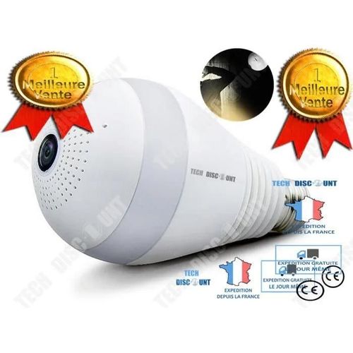 Camera De Surveillance Extrieur Interieur Sans Fil Enregistrement Vision De Nuit Infrarouge Detecteur De Mouvement Panoramique