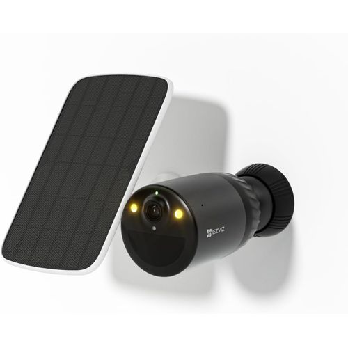 Camra De Surveillance Wifi Extrieure Avec Panneau Solaire, Batterie Rechargeable De 210 Jours, 1080p Camra Ip De Scurit, Vision Nocturne En Couleur, Audio Bidirectionnel, Int[Cam6260344]