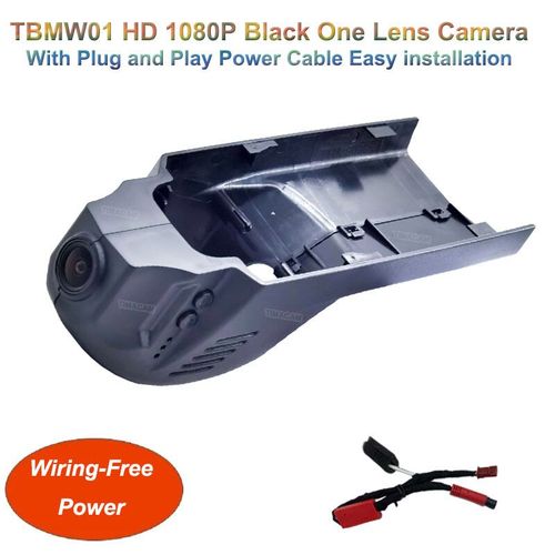 Camra De Tableau De Bord Avec Wifi,Enregistreur Dvr Pour Voiture Bmw F30 F34 F31 F25 F48 F10 F32 F33 F36 F26 F7 F20 F21 F39 F06 F12 F13 F15 F22 - Type Black One Cam Easy-64gb