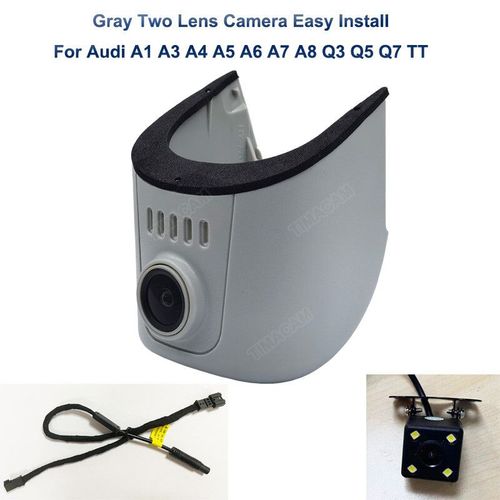 Camra De Tableau De Bord Dvr De Voiture Pour Audi,Audi A3 8v 8p A5 A4 B8 B9 A6 A7 Q5 Q7 Q3 Q2 Q8 Q4 Rs3 Rs7 Rs5 Rs6 Rs4 S3 S4 S5 Tt Uy1 Uy2 Uy3 2017-2023 - Type Gray Two Cam New-32gb