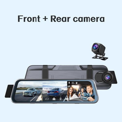 Camra de tableau de bord WiFi  3 canaux,enregistreur vido,camra de voiture  trois objectifs avec vue arrire,DVR,moniteur de stationnement,bote noire,accessoires de - Type L05 front rear