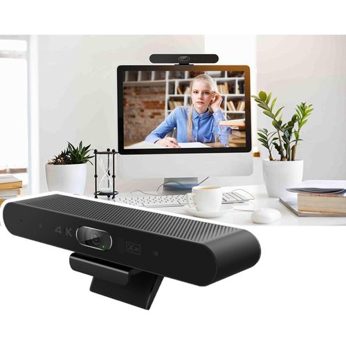 Camra De Visioconfrence Eaglebar Pro Camra 4K Eptz Ai Face Tracking Avec Haut-Parleur Et Microphone Pour Salle De Runion Ou Bureau De Tltravail Compatible Zoom/Ms Teams Ou St[Video711]