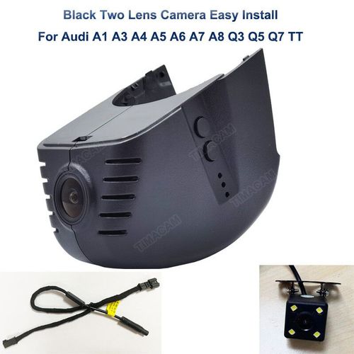 Camra Dvr De Voiture Hd 1080p Pour Audi,Camra De Tableau De Bord Pour Audi A1 A3 A4 A5 A6 A7 A8 Q2 Q3 Q5 Q7 Q8 S1 S3 S4 S5 S6 S7 S8 Rs3 Rs4 Rs7 Tt 2013-2016 - Type Black Two Cam New-32gb
