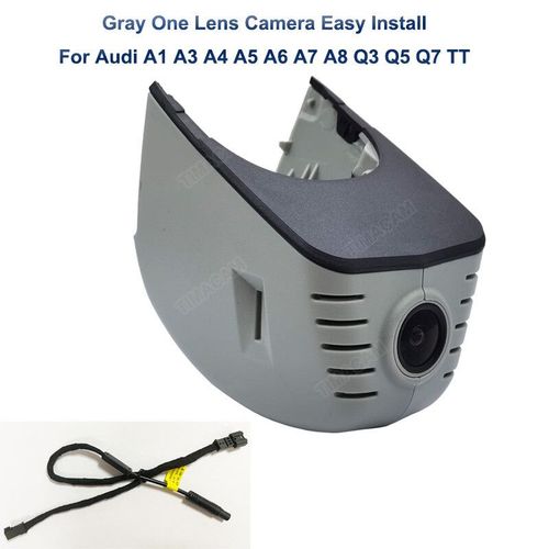 Camra Dvr De Voiture Hd 1080p Pour Audi,Camra De Tableau De Bord Pour Audi A1 A3 A4 A5 A6 A7 A8 Q2 Q3 Q5 Q7 Q8 S1 S3 S4 S5 S6 S7 S8 Rs3 Rs4 Rs7 Tt 2013-2016 - Type Gray One Cam New-64gb