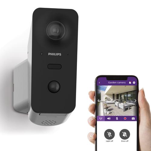 Camra Extrieure Motorise Et Connecte + Autotracking Welcomeeye View Philips 531050