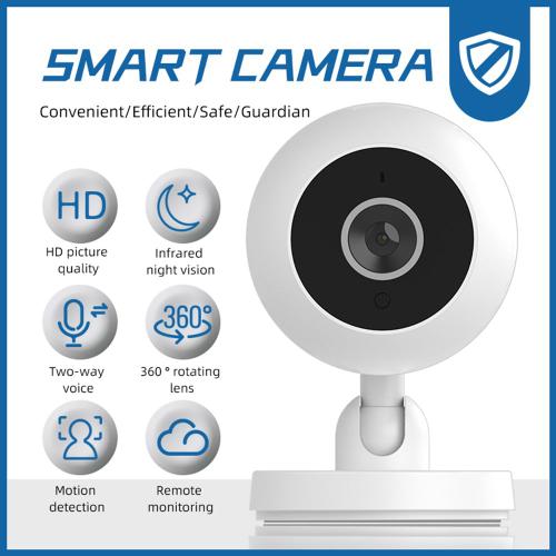 Camra Intelligente Ip Wifi Sans Fil, Angle 50 Degrs, Vision Nocturne, Webcam, Camscope Pour La Scurit De La Maison