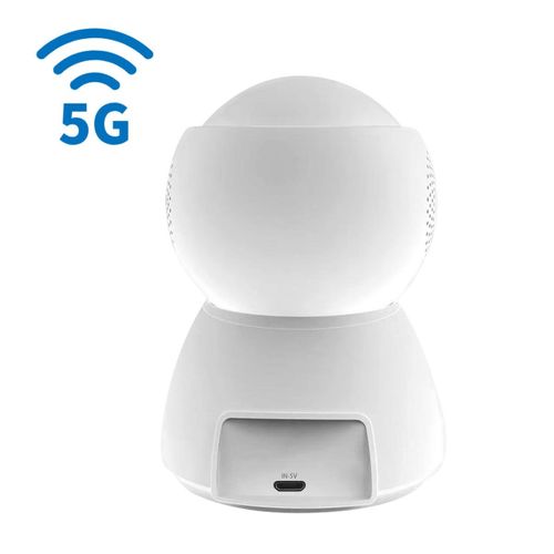 Camra Ip Hd 1080p Wifi Double Bande Avec Vision Nocturne Dtection Mouvement Audio Bidirectionnel + Sd 16go Yonis