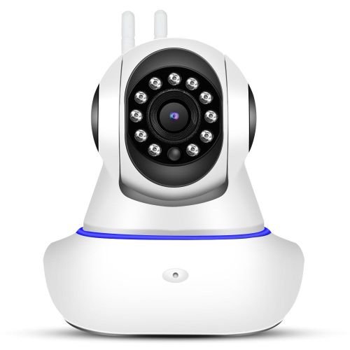 Camera Ptz Wi-Fi 1 Mp 720 P Hd, Double Antenne, Babyphone Video, Vision Nocturne Infrarouge (Royaume-Uni 100-240 V)