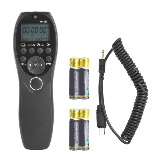Camescope Filaire Yp-880 Avec Declencheur Et Minuterie, Telecommande, Ecran Lcd Pour Appareil Photo Sans Miroir Sony