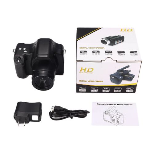 Camscope numrique Vlog vido Vlogging YouTube Camra Enregistreur vido avec microphone 24MP Objectif grand angle, appareil photo uniquement