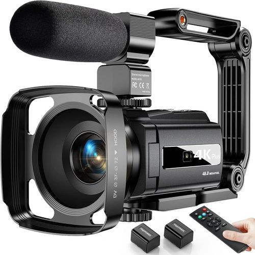 Camscope vido 4K 48MP WiFi Vlogging Camera pour Youtube 16X Digital IR Vision Nocturne Camra Tactile 3