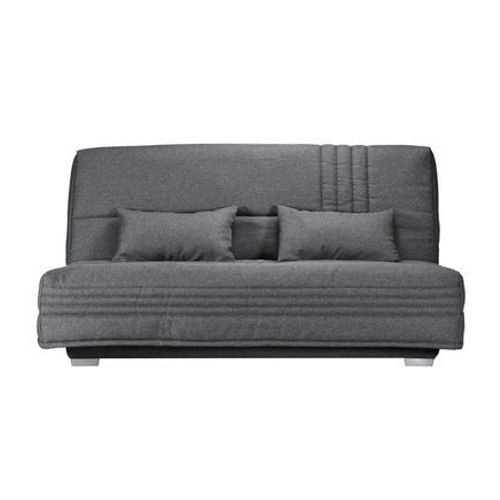 Camif - Banquette Clic-Clac Genay- Matelas 17 Cm - Gris