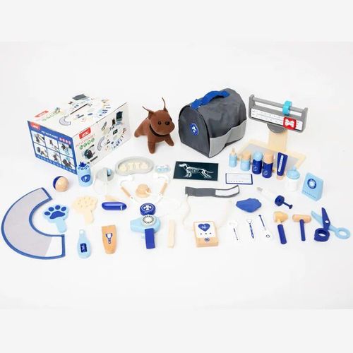 Camion-Bande - Maison De Jeu De Simulation Pour Enfants, Soins Infirmiers Pour Animaux De Compagnie, Hpital, Ensemble De Dentiste, Bote  Outils D'injection De Stthoscope, Cadeau De Jouet Pour Fille