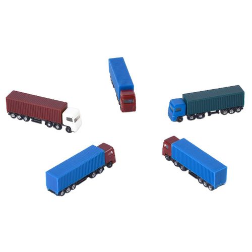 Camion Conteneur Modle 2.4 Pouces, Fournitures Diorama  chelle N Z, Scne De Train Modle Pour Projets 5 Pices