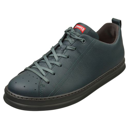 Chaussures Camper Runner Four Pour Hommes - Baskets De Cuir Vert - 45
